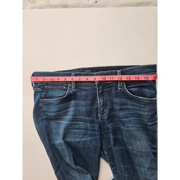 Citizens of Humanity Emmanuelle Slim Boot Jeans 29 Dark Wash Mid Rise Designer - Picture 10 of 10